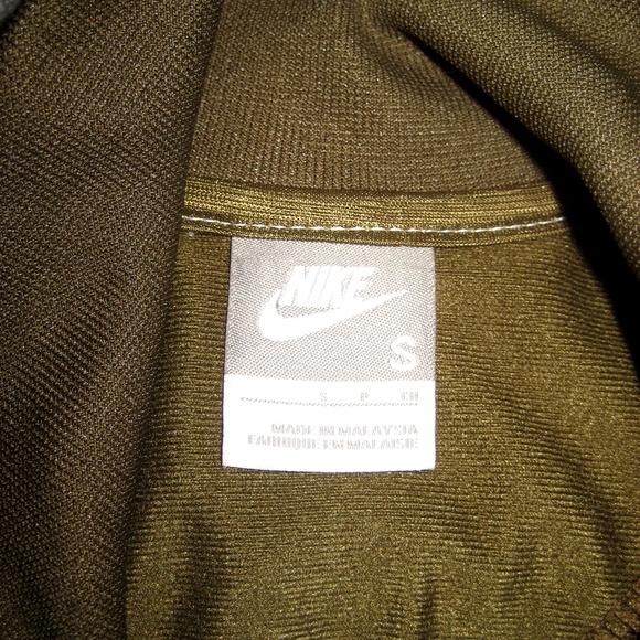 NIKE 2008 Olive/Brown/White Track Jacket SMALL - Picture 6 of 14